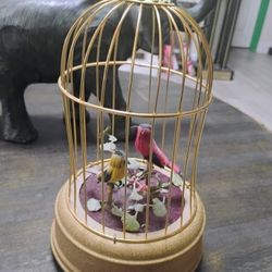 Early 20th Century West German Gilded Singing Birds Automaton