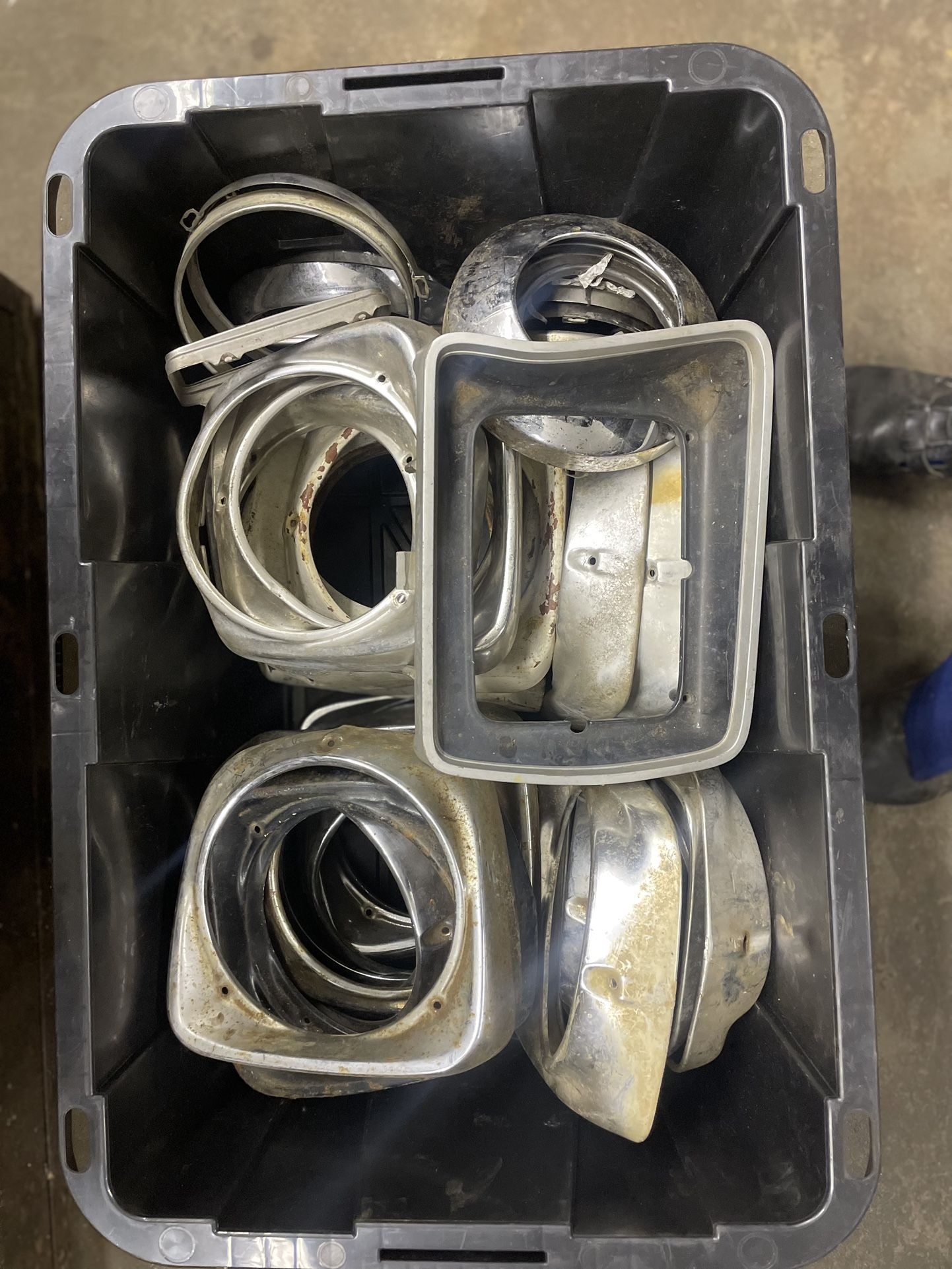 61-66 Ford Truck Headlight Surround Bezels