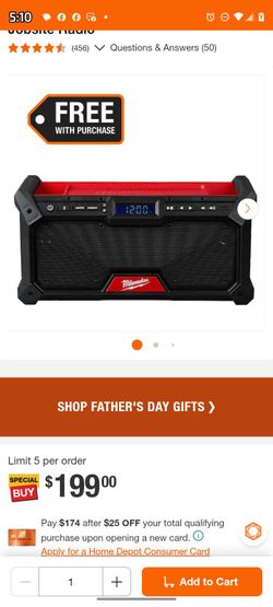 Milwaukee m18 jobsite radio