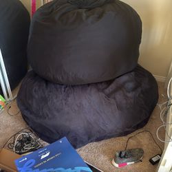 Two 6ft Bean Bags 