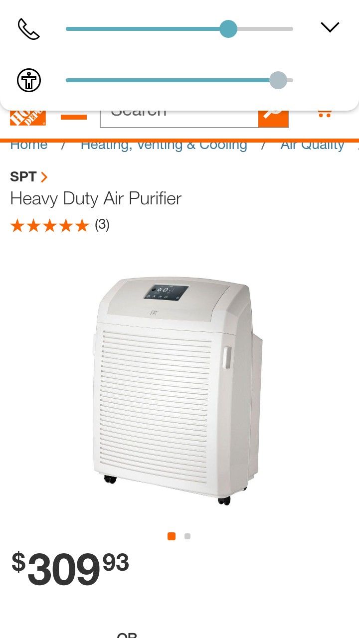 Spt heavy duty air purifier