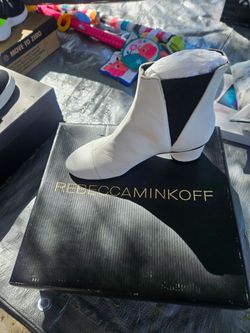 White Rebecca Minkoff Ankle Boots – Size 6 – NEW