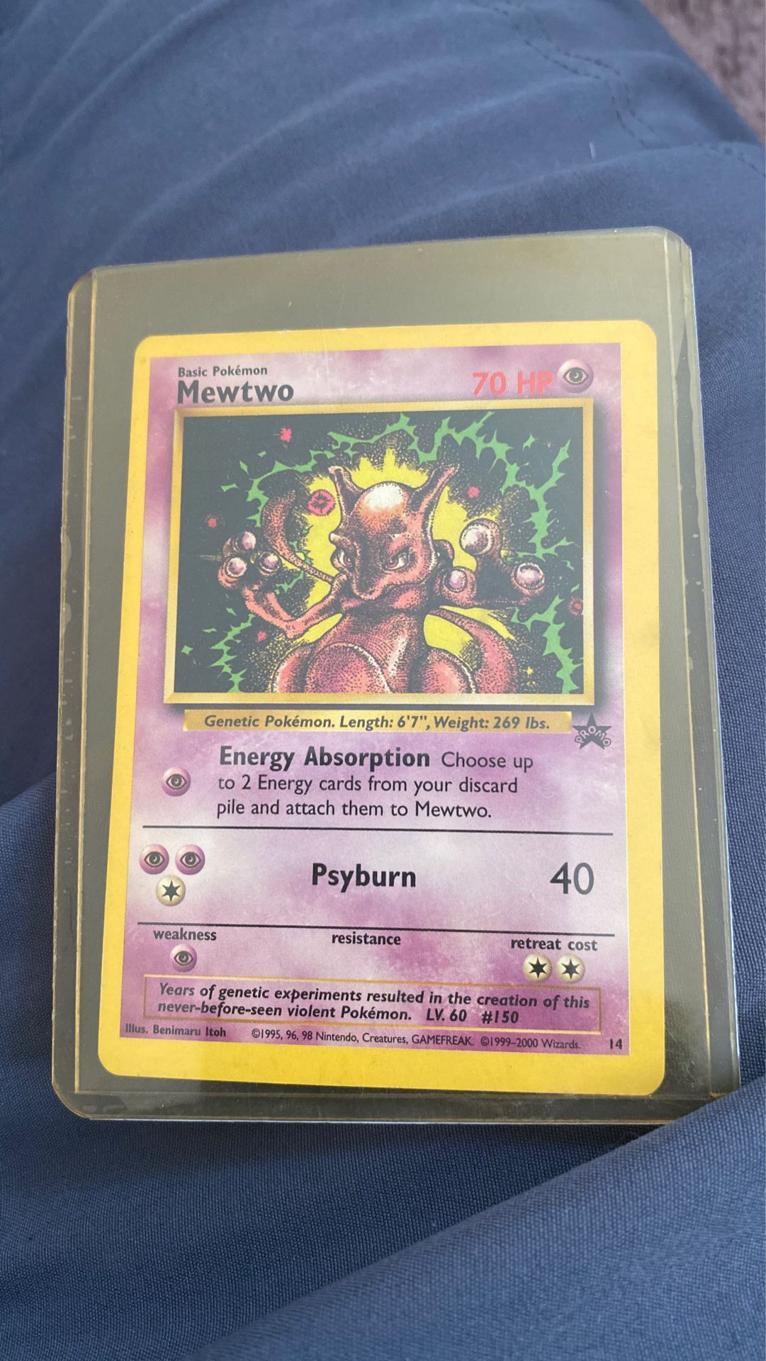 MINT 2000 Promo Black Star MewTwo
