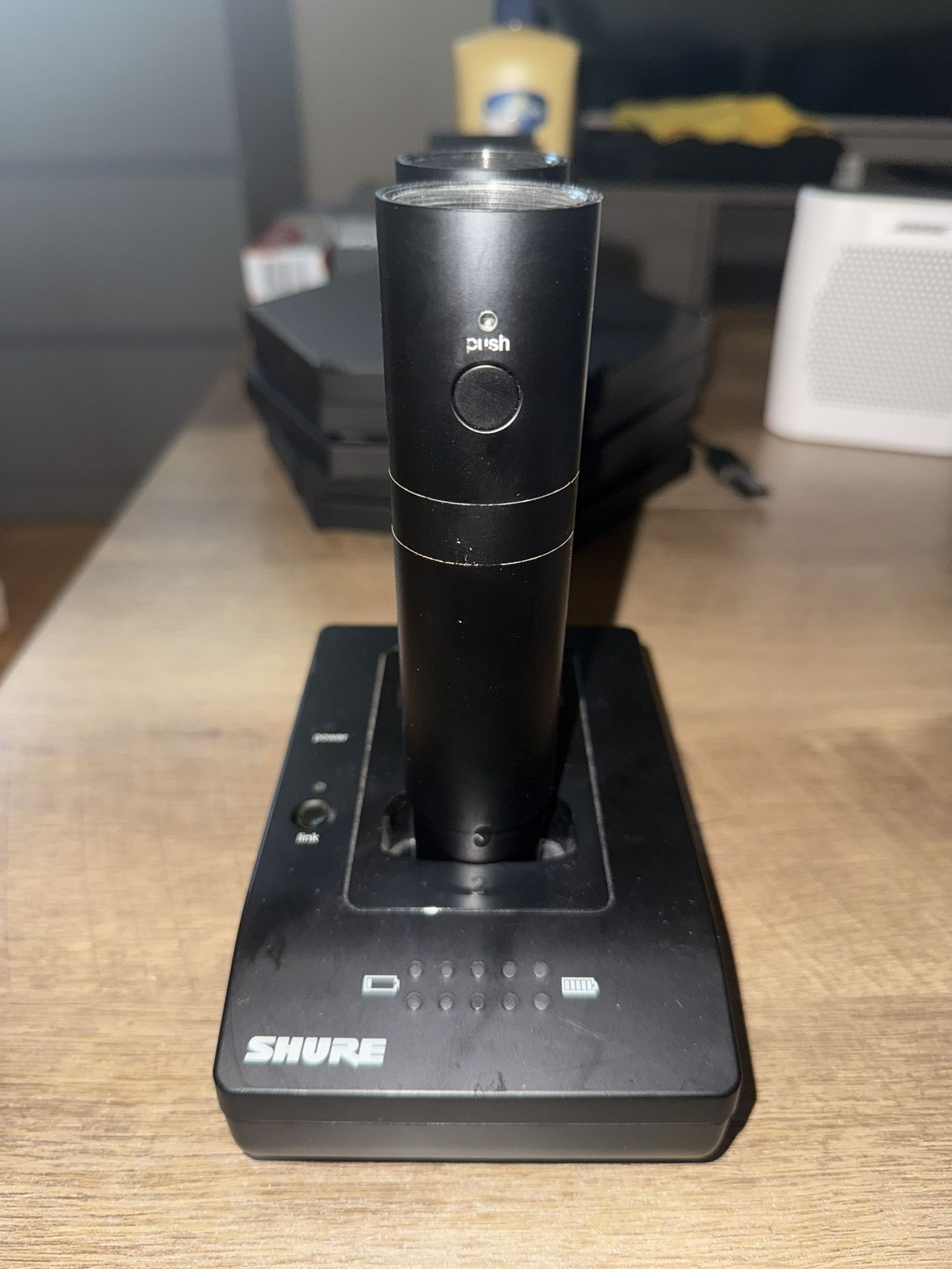 Shure MXWNCS2 Charging Station w/ Two MXW2 Handheld Transmitters [No Capsule]