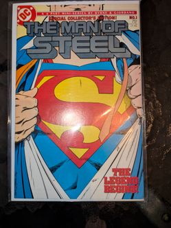 Vintage Comic Book The Man of Steel #1
