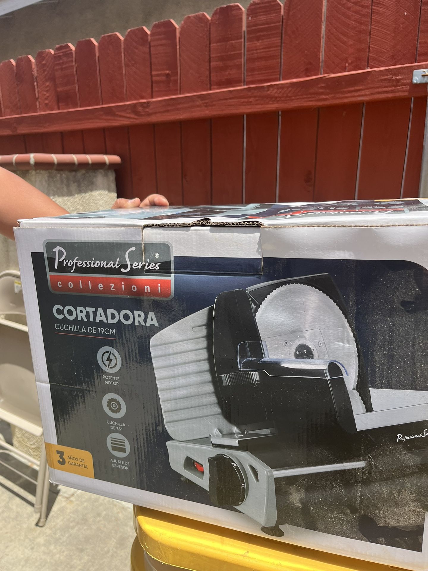 Continental Professional Series Stainless Steel Meat Slicer