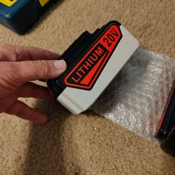 Black & Decker b&d 20 volt lithium 20V batteries charger 7.5 ah 4 ah 2 ah OEM OEL brand new