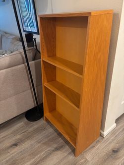 Sturdy Wood Bookcase – Adjustable Shelves – $40 OBO