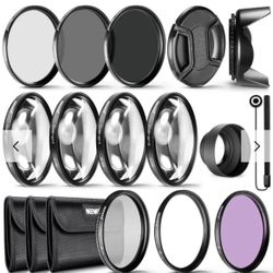Neewer 52mm Close Up Filter Lens & Accessory Kit
