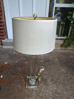 Acrylic Clear Lamp - $12