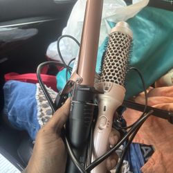 Silk pure Hair Curler + Belllezza hot Comb