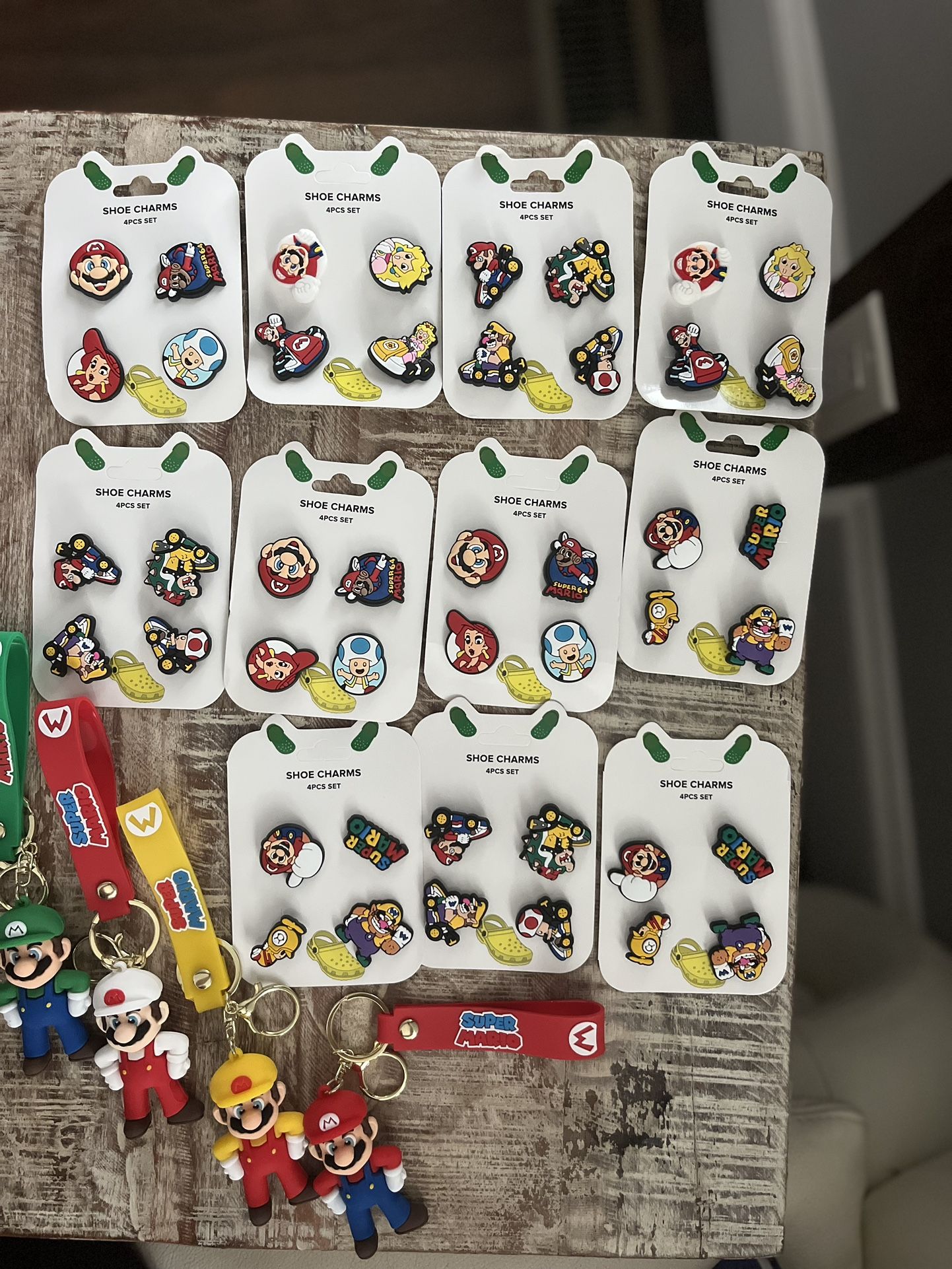 Super Mario Crocs Charm