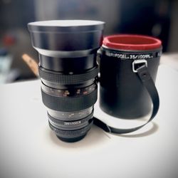 Konica Full Frame 35-100mm f2.8 AR Zoom Lens + Canon EF Adapter - Sony Camera Zeiss Vintage Sigma