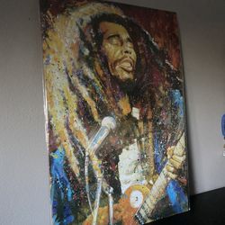 Bob Marley Poster In Plastic 
