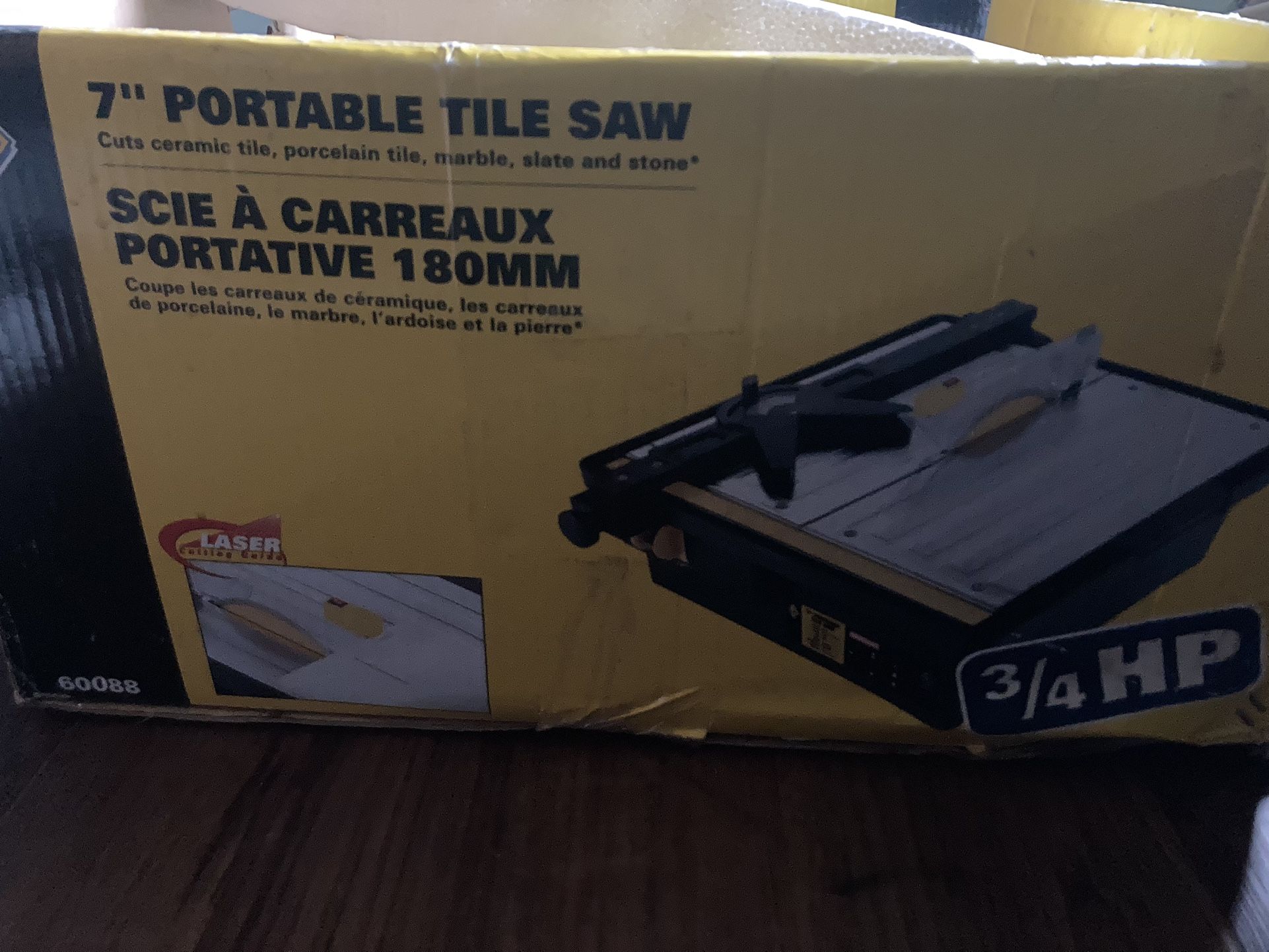 QEP 60088 7-Inch Portable Tile Saw with Water Cooling System