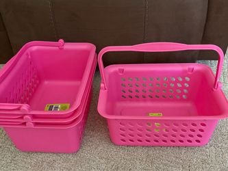 4 Plastic Basket Set