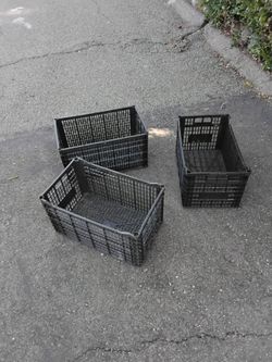 Plastic Stackable Crates All For