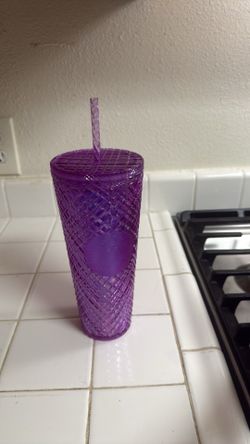 Purple pink Starbucks cup Valentines edition