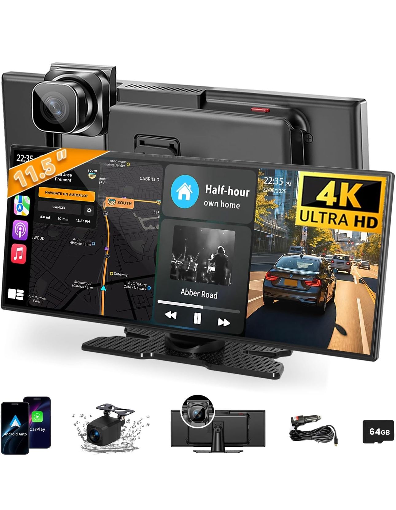 Brand new Largest 11.5 inch Wireless CarPlay Screen for Car,