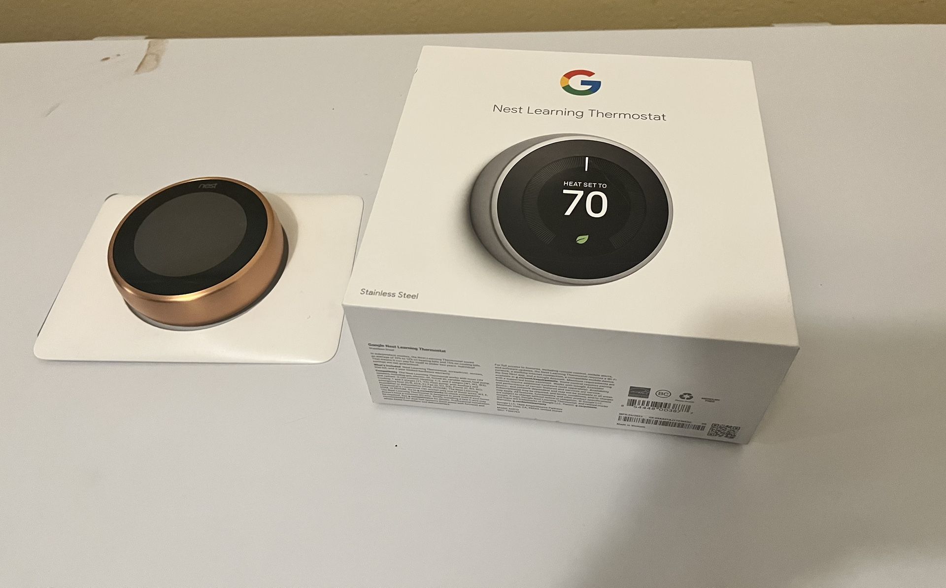 New Google Nest Learning Thermostats 3rd Generation