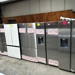 New Scratch And Dent Fridges! Reduced Pricing! Message For Details