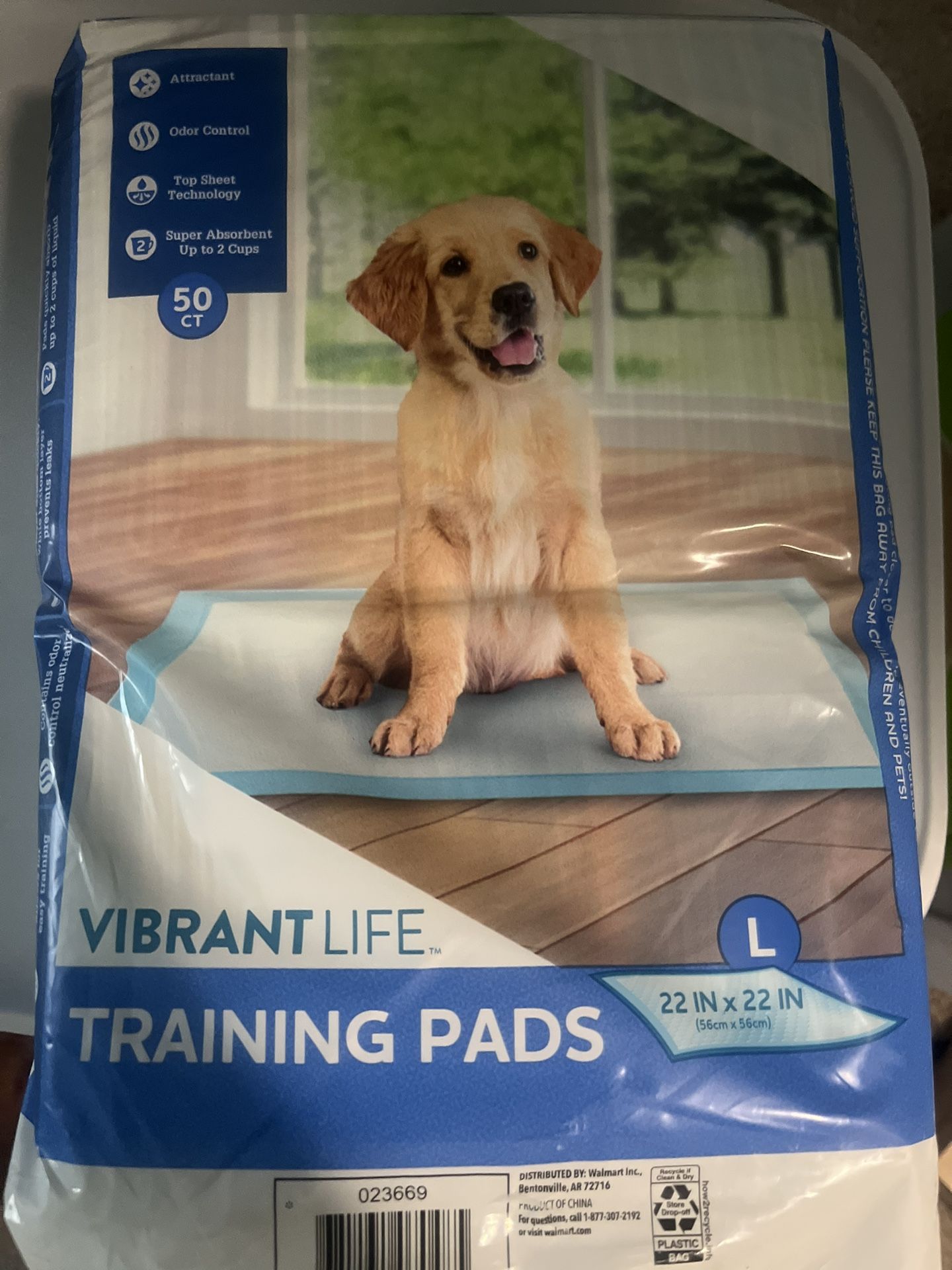 50 Ct Dog Training Pads