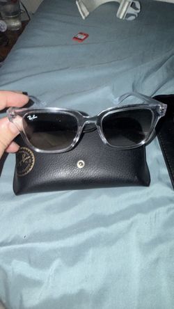Clear Ray-Ban sunglasses
