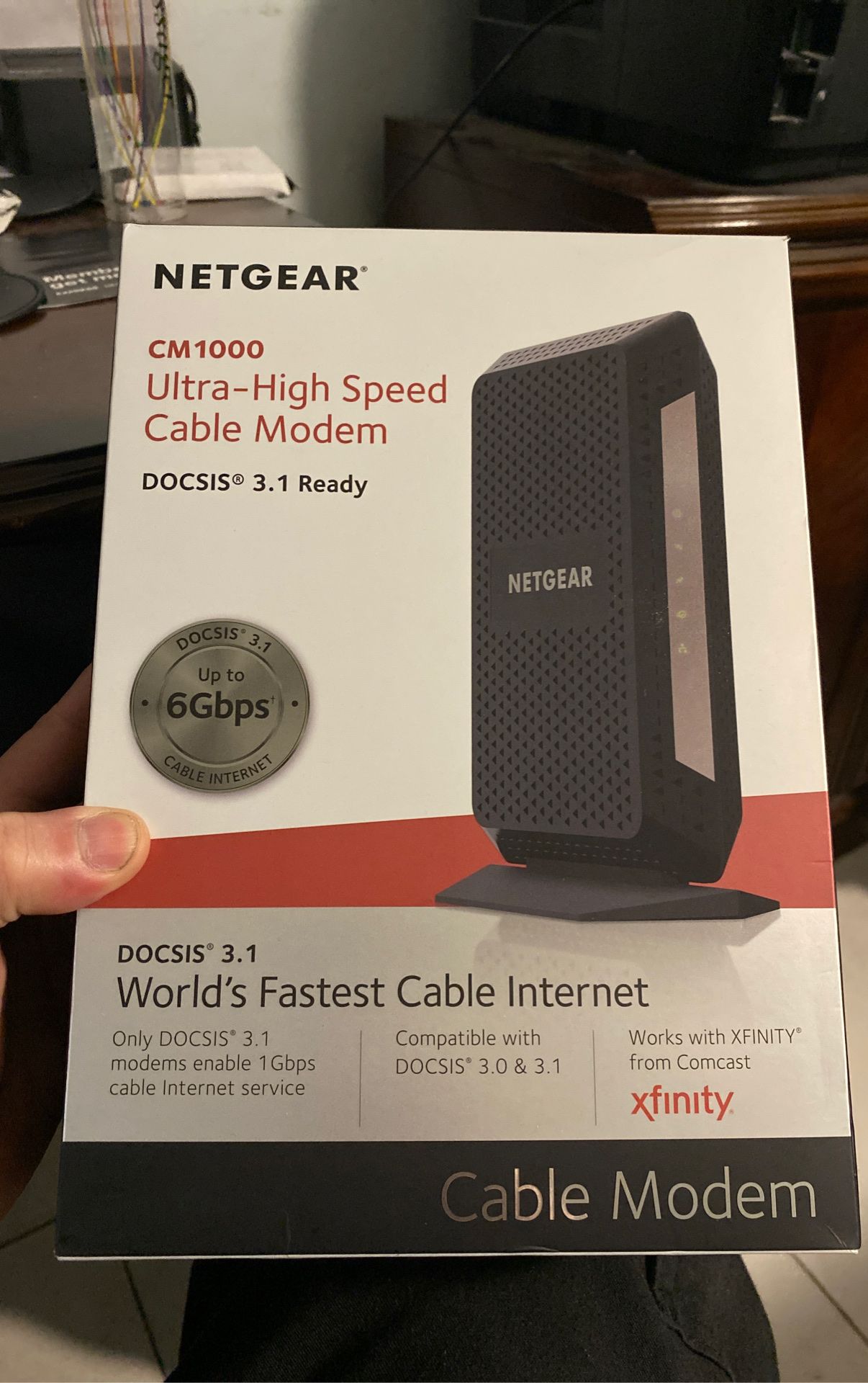 Netgear cm 1000 ultra high speed cable modem docsis 3.1