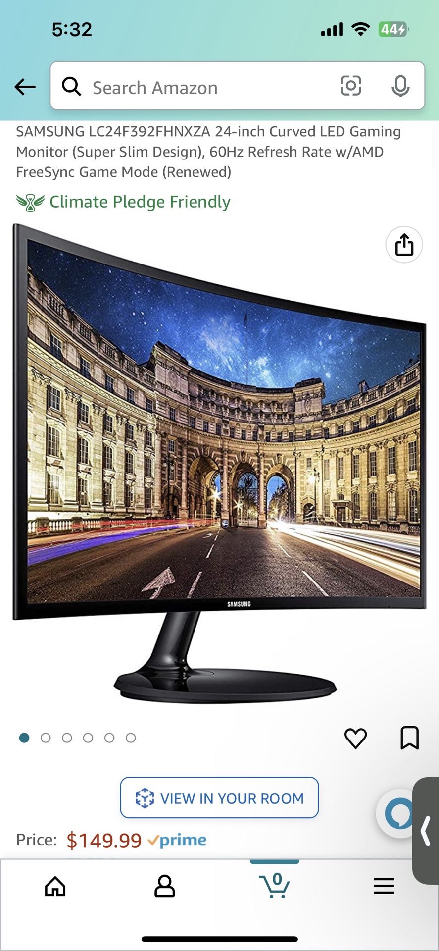 Samsung Curved Monitor 