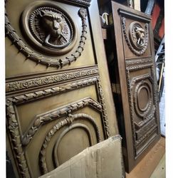 Antique Solid Wood Doors With door Frames Included 