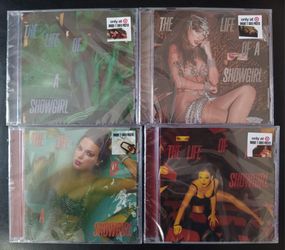 Taylor Swift The Life of a Showgirl CD'S lot of 4 new