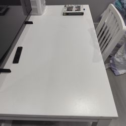 Solid Wood Table White 