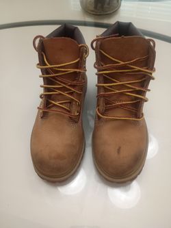 Timberland Style Tan Lace-Up Boots