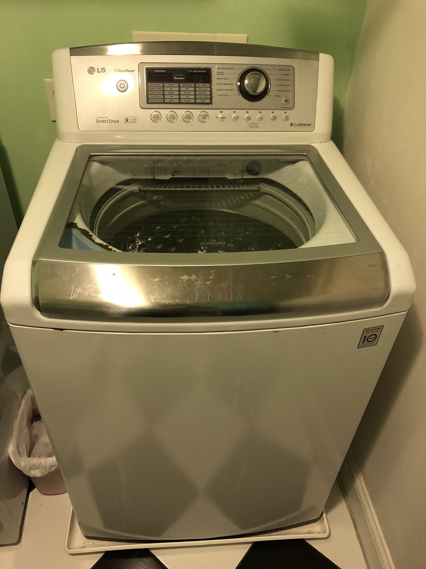 Lg washer deals model wt5001cw