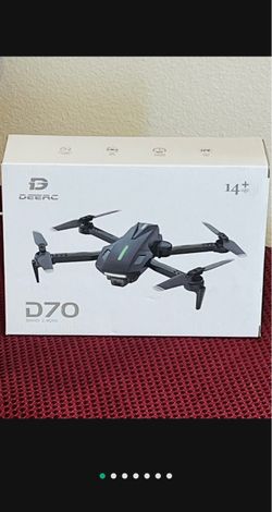 Brand New  DEERC Drone with Camera, D70 Drones with Camera for Adults 1080P HD