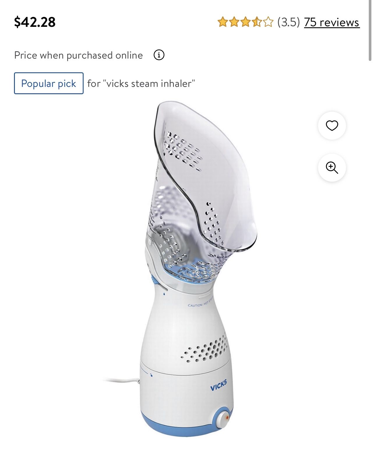 Steam inhaler