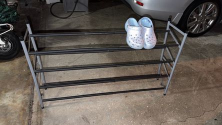 4-Tier Metal Shoe Rack
