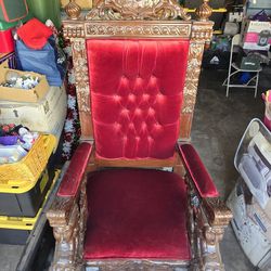 Handcrafted Imported Throne