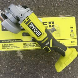RYOBI ONE+ 18V Cordless 4-1/2 in. Angle Grinder (Tool Only