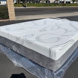 Cal King Organic Hybrid Cool Gel Memory Foam Mattress!!