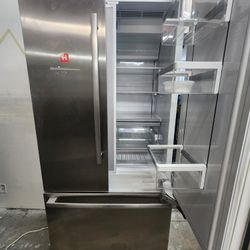 BUILT IN REFRIGERATOR 36-INCH STAINLESS STEEL PANELS BENCHMARK SERIES