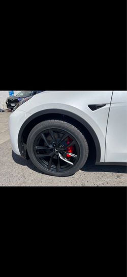 Tesla 19” new stiletto style new blk rims new tires set