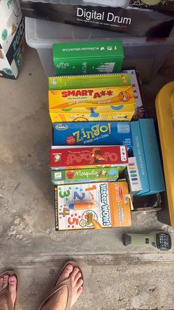 Box of games and fun