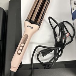 L'ange Hair Le Vogue Titanium Deep Waver in the blush color