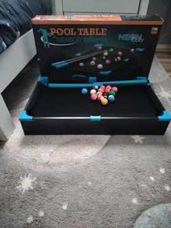 Pool tablet tabletop billiars