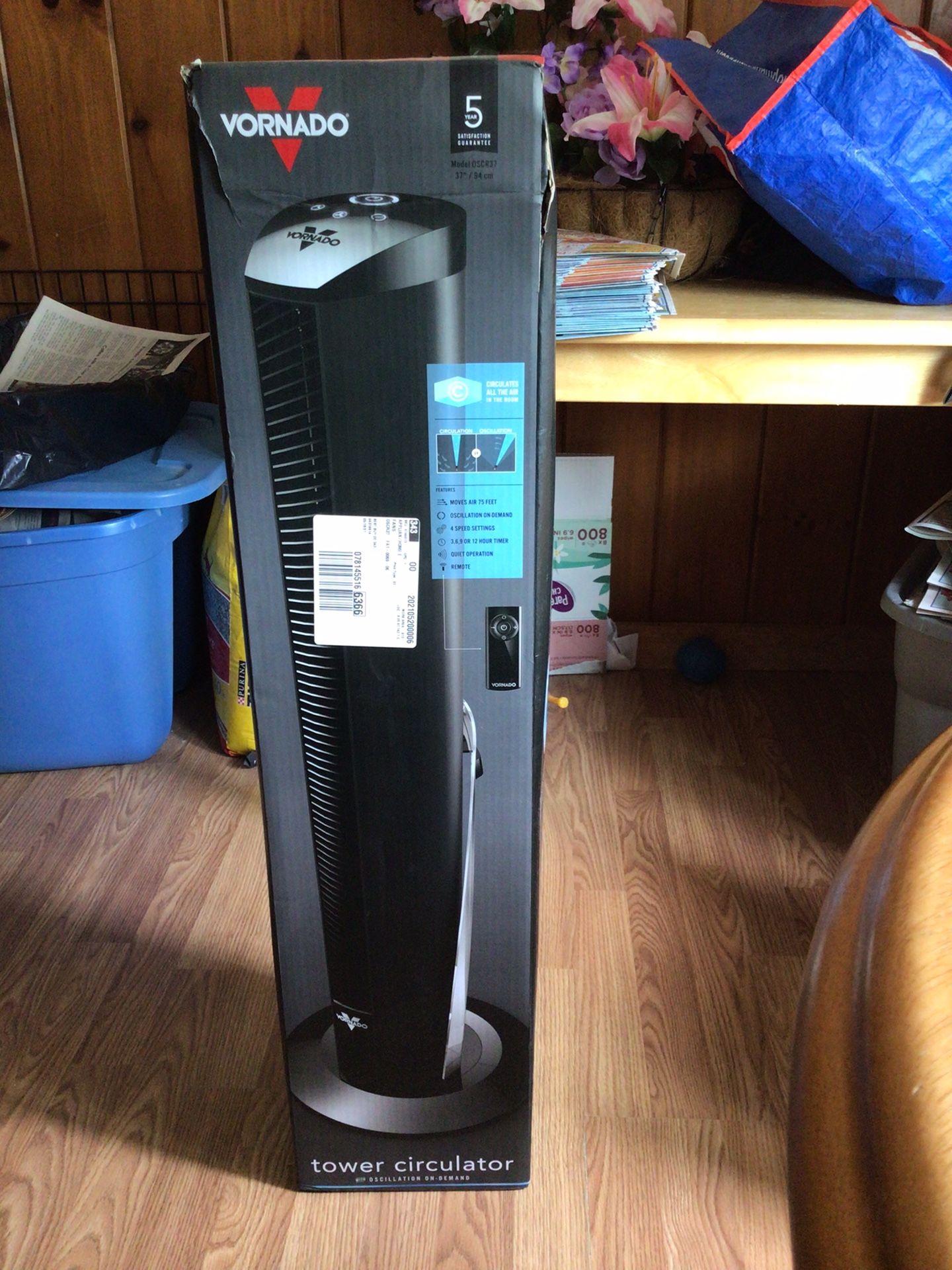 Vornado Oscillate  Circulate Fan Tower New