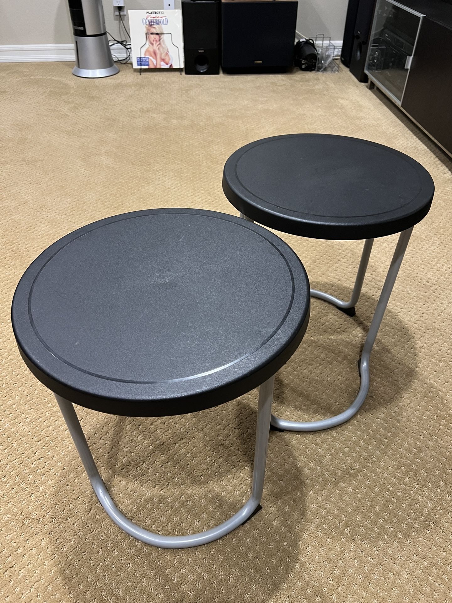 IKEA Double Low Stools For Sale