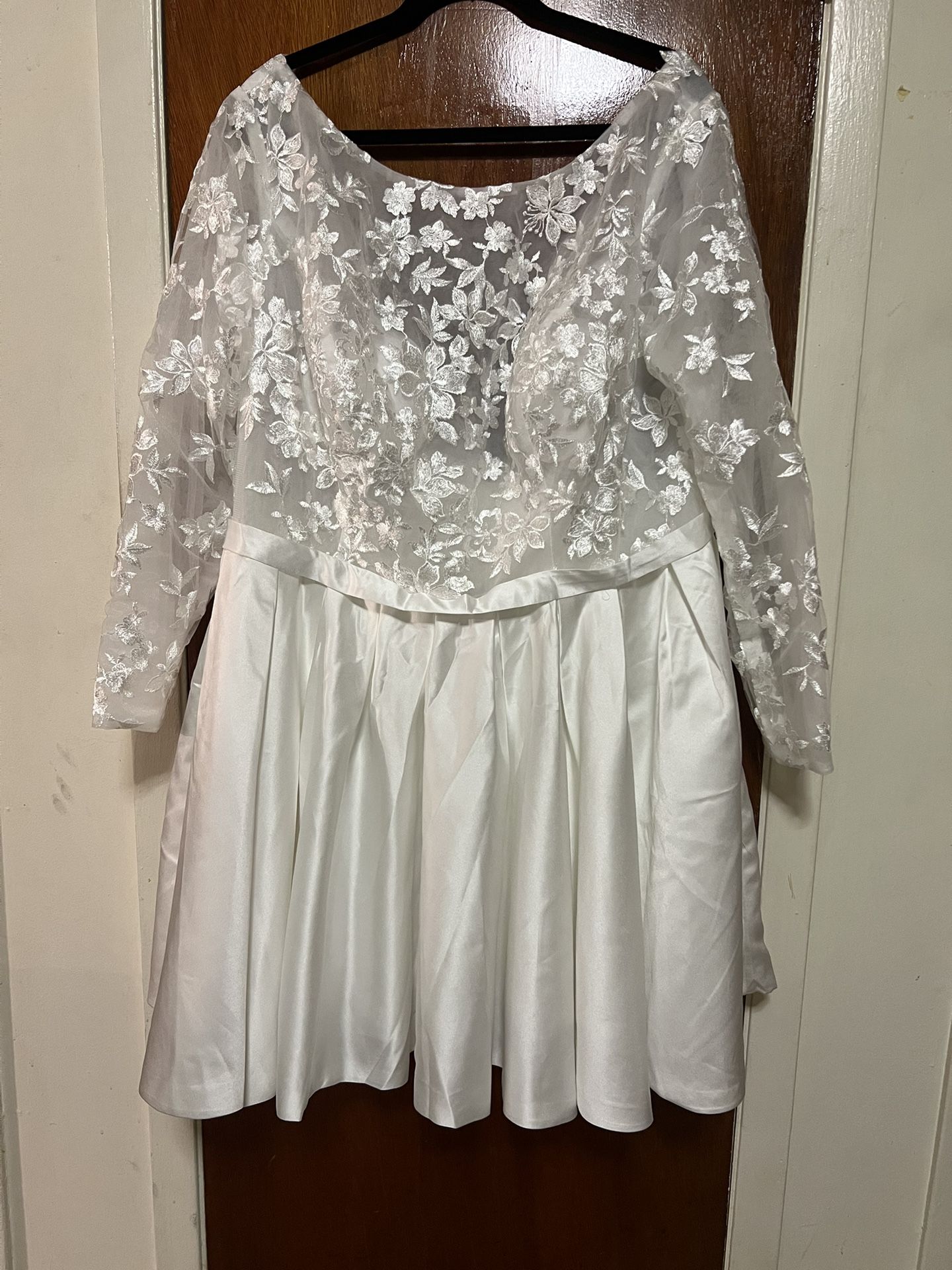 Lace White Dress