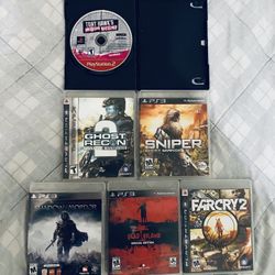 Sony Playstation 3 Ps3 Sony Playstation 2 Ps2 Game Lot Of 6 Fully Functional please check out photos for game titles