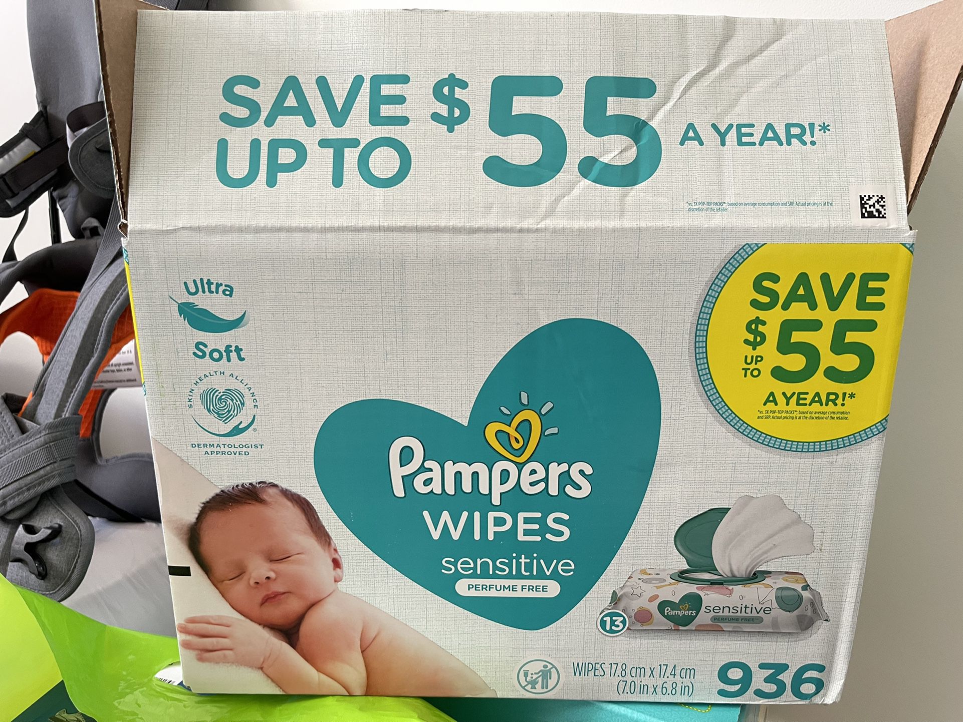 Pampers Wipes Sensitive Qty 11